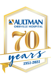 Aultman Orrville Hospital 70th Anniversary Logo